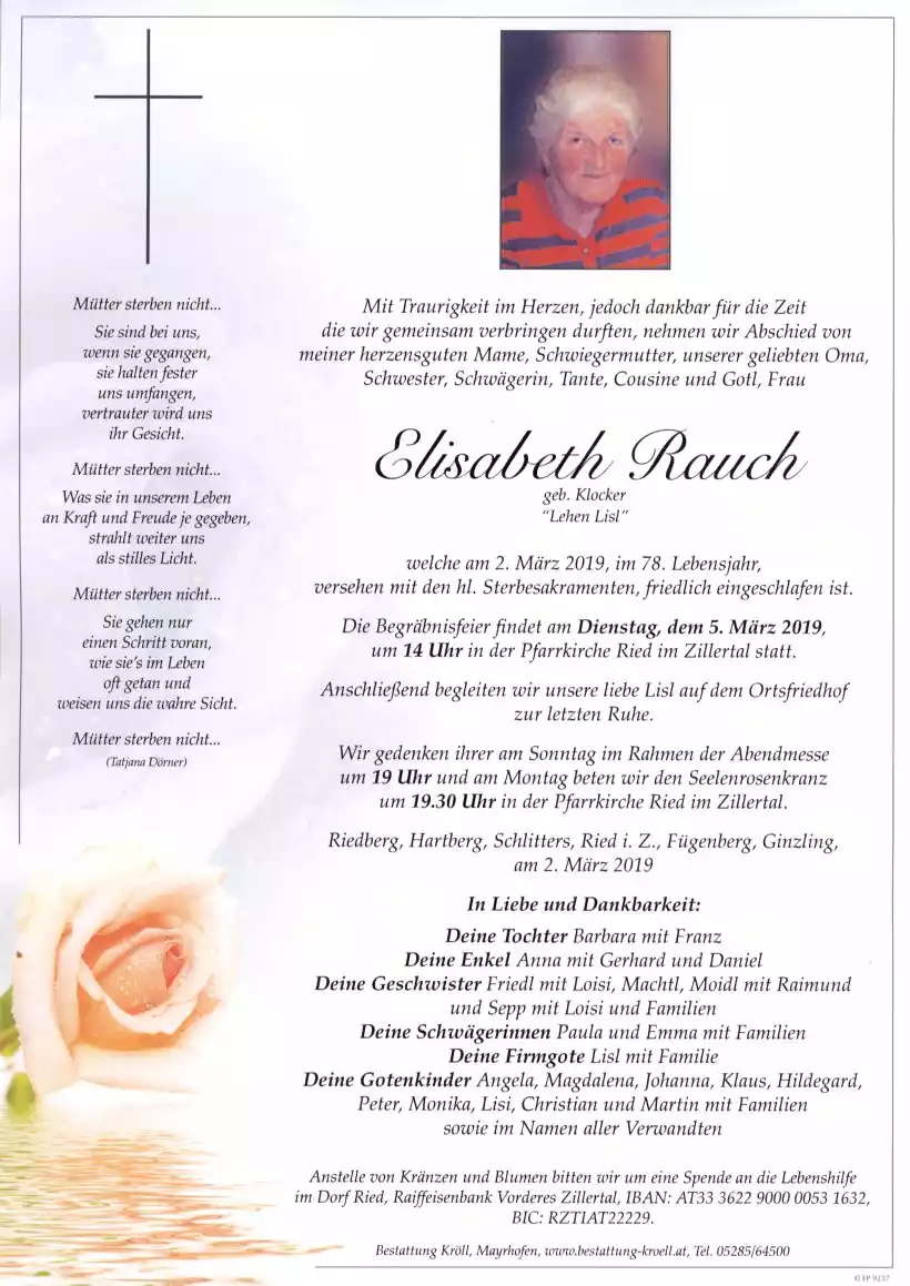 Parte von Elisabeth Rauch